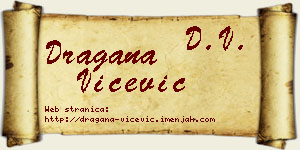 Dragana Vićević vizit kartica